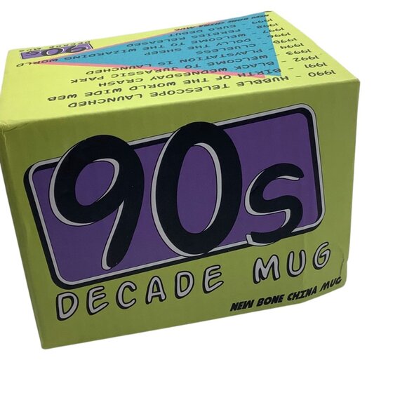 Gift Republic 90s Decade Mug New Bone China 2020 NEW NIB - Picture 5 of 6